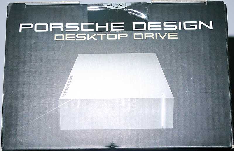 Photo: LaCie Porsche Design Desktop Drive P'9230 5 TB Carton