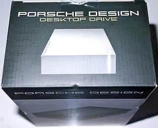 Photo: Box with LaCie Porsche Design P'9230 Desktop Drive 5TB
