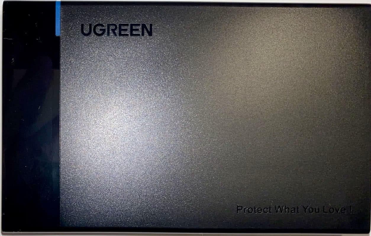 Photo #9: Top side UGREEN External 2.5-inch USB enclosure for HDD/SSD made of ABS plastic