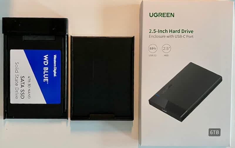 Foto: UGREEN 2,5 Zoll USB-Gehäuse für HDD/SSD aus ABS-Kunststoff