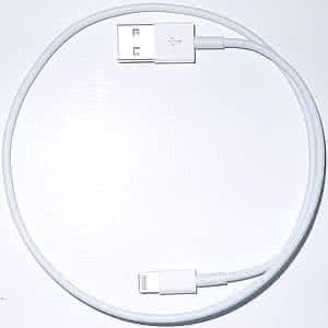 Photo 5: Apple Lightning to USB Cable 0.5m and USB Power supply