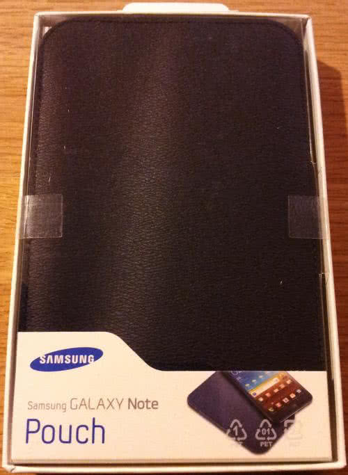 Foto: Samsungs Tasche f&uuml;r das XXL-Android-Smartphone Samsung Galaxy Note